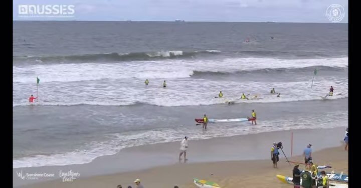 #aussies2024 // Double Ski action from Bulli SLSC&rsquo;s two Open Male Double Ski Crews - Bulli Gold Mick Locke and Callum Elliott and Bulli Maroon Lcahie@O&rsquo;Grady and Jamie Caldwell.
#surfsports #bullislsc #maroonandgoldcap