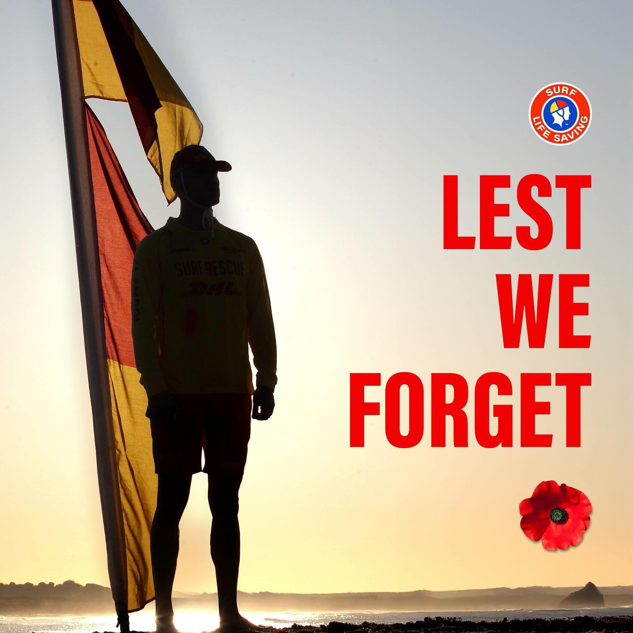 &ldquo;They shall grow not old, as we that are left grow old; 
Age shall not weary them, nor the years condemn. 
At the going down of the sun and in the morning,
We will remember them.&rdquo;