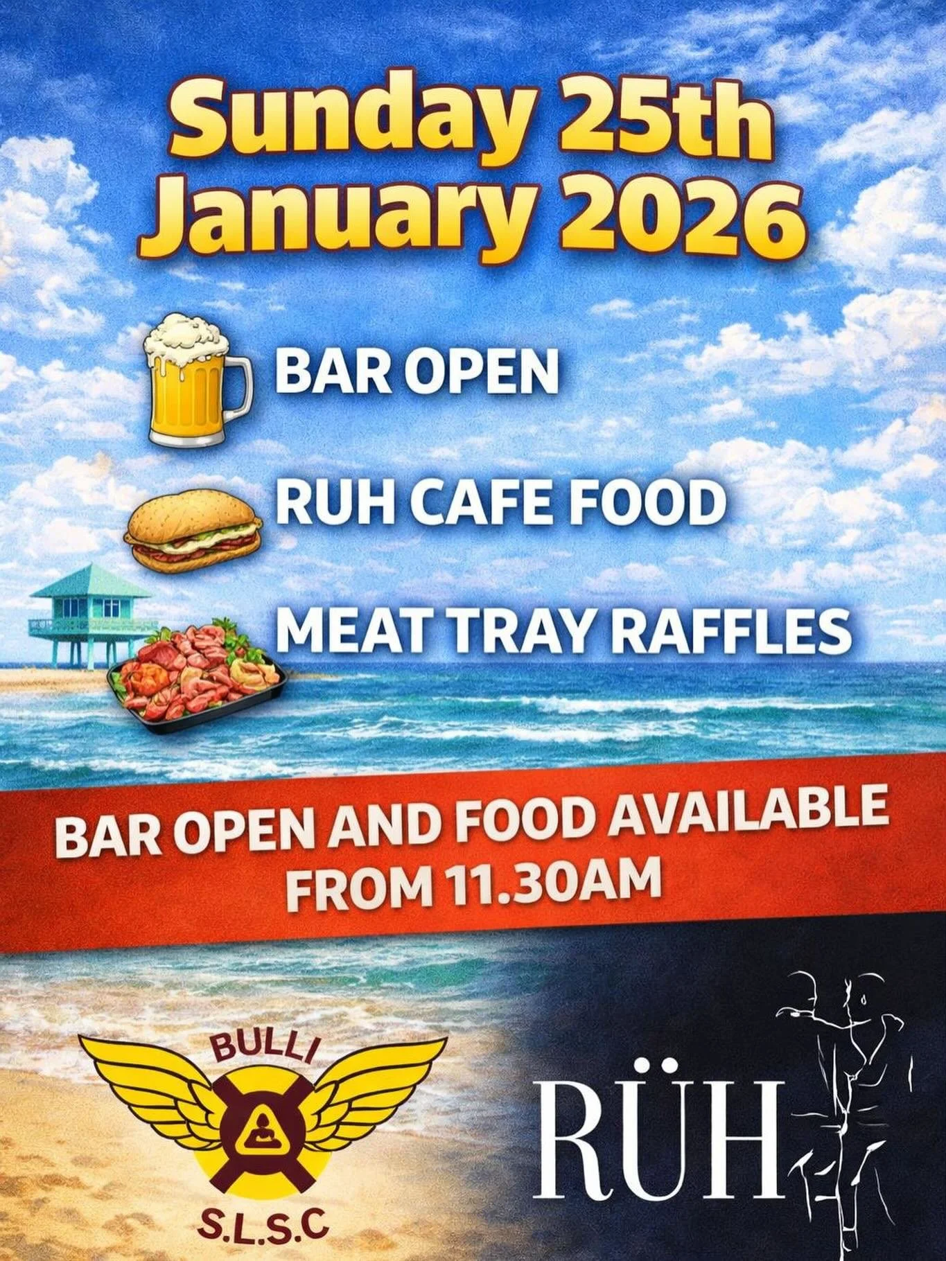 Get your crew organised for a great afternoon and enjoy some great drinks from First Light Brewery and food from RUH Cafe!

Open to all members and guests!

@firstlightbrewing @ruhwollongong @lowereastbyruh @stokeslanebyruh