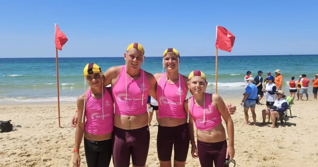 *2026 NSW Age State Championships*

Day 3 Results, Saturday 21 February

Under 14 Female Surf Team &mdash; 4th
&nbsp;&nbsp;&nbsp;&nbsp;&bull;&nbsp;&nbsp;&nbsp;&nbsp;Heidi Morris, Andy Kennedy, Sadie James &amp; Elliot Etherington

Under 11 Male Beach