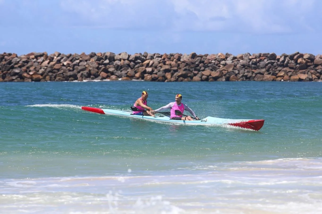 NSW Surf Life Saving Championships at Swansea Belmont continues with Masters surf and craft competition!

Over the past two days, a small but dedicated group of Bulli SLSC Surf and Craft Masters have been competing against the states best with master