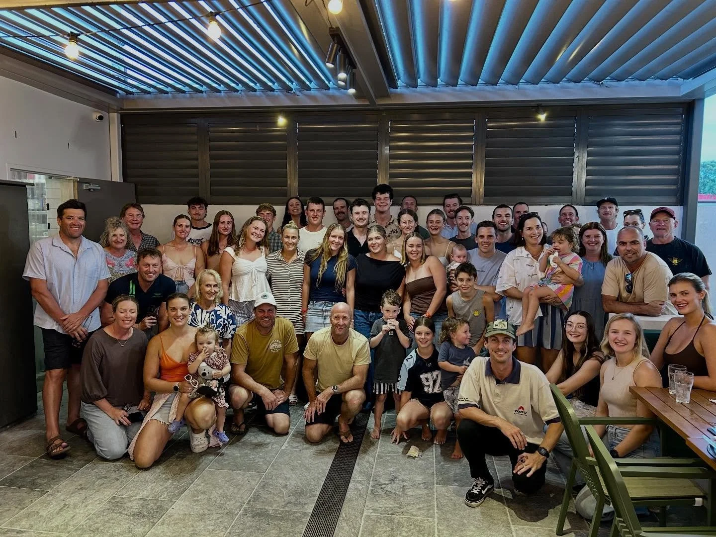 Close to 60 members, partners, families and friends enjoyed dinner tonight at the Swansea Hotel to celebrate another very successful State Titles! But still more to come tomorrow! 

First up, Lifesaver Relay! Then a stack of events including finals a