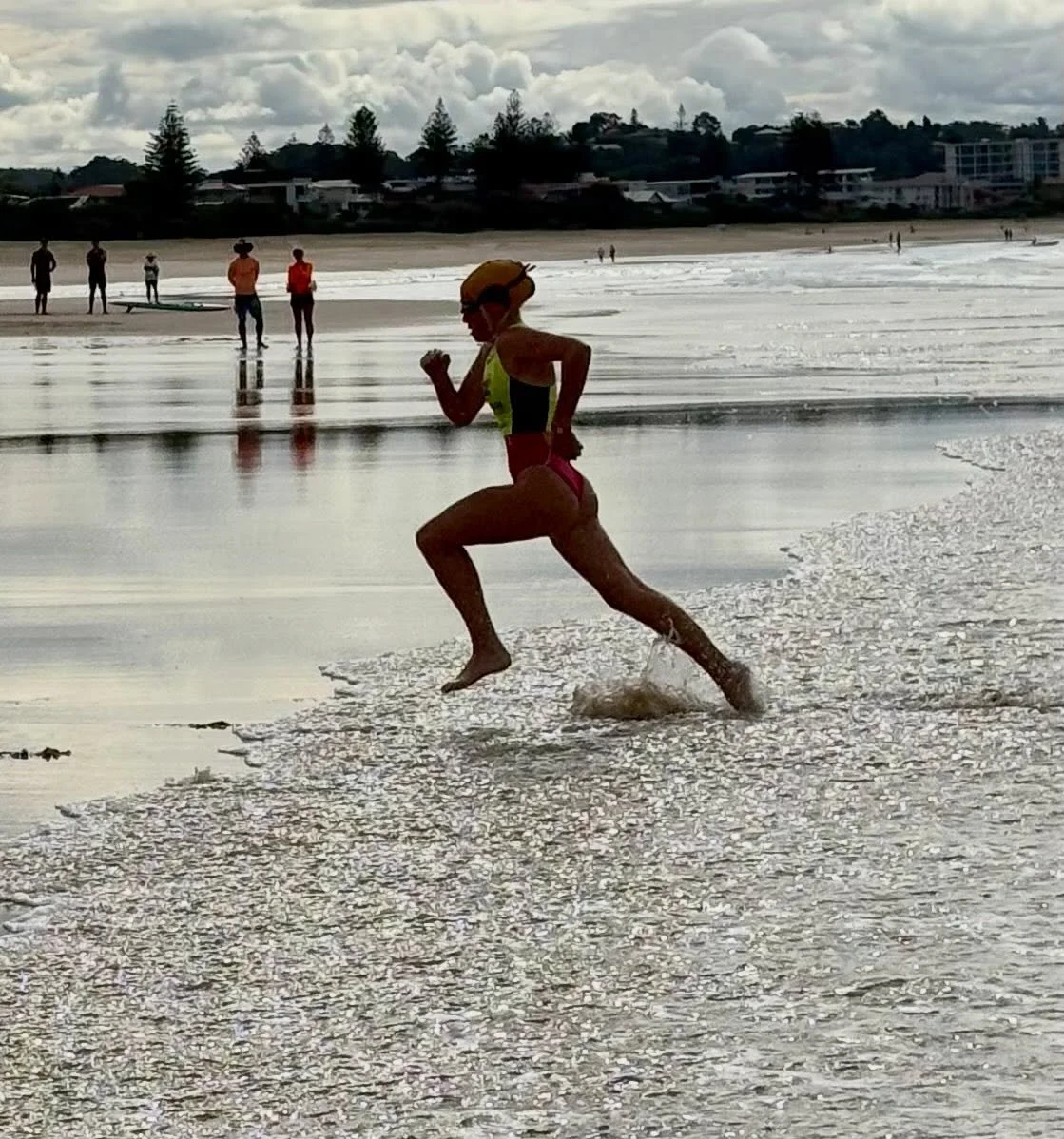 *Day 1 2026 Youth Aussies Wrap Up*

Hot and humid day with some bursts of rain, a big high tide meant long racing with not a lot of wave assistance. Well done to our U/14&rsquo;s!

21st U/14 Female Surf Race Andie Kennedy

Semi Finalists
U/14 Female 