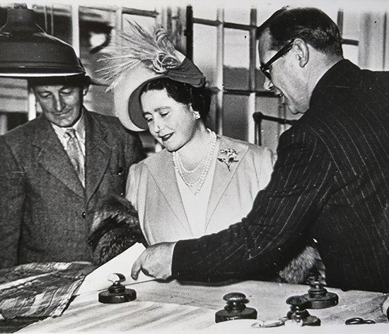 Her Majesty the Queen visits The Works' 1947