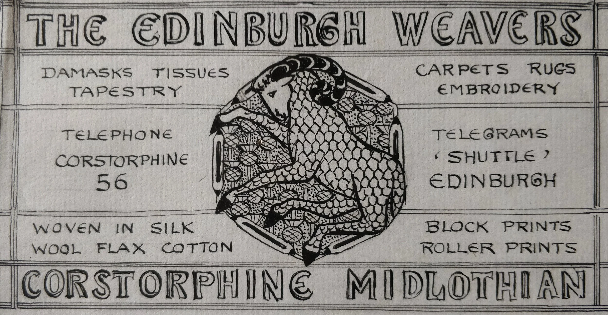 An idea for a motif by Edmund Hunter c1930