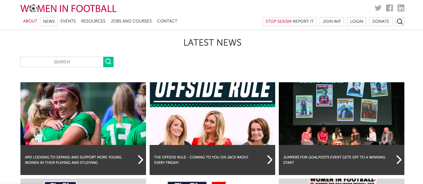 Women In Football Support APD