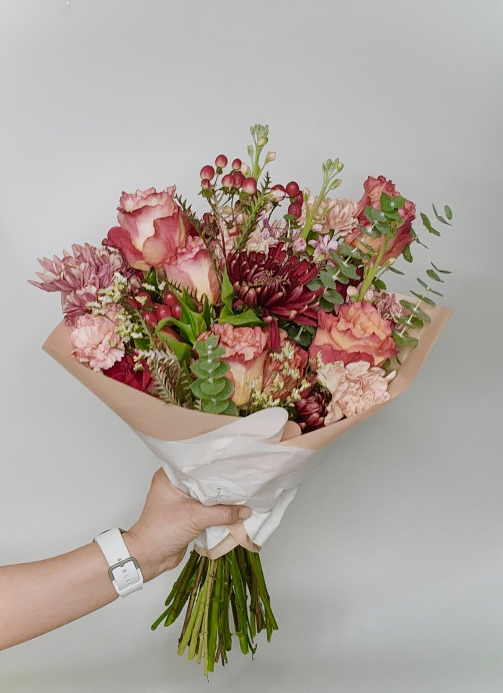 Large Flower Wrap Arrangement — Fleurs & Events