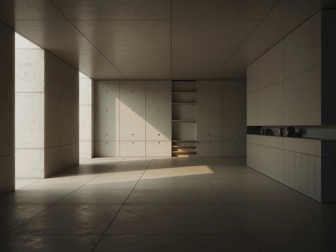 Natural Materials Presence Under Indoor Lighting