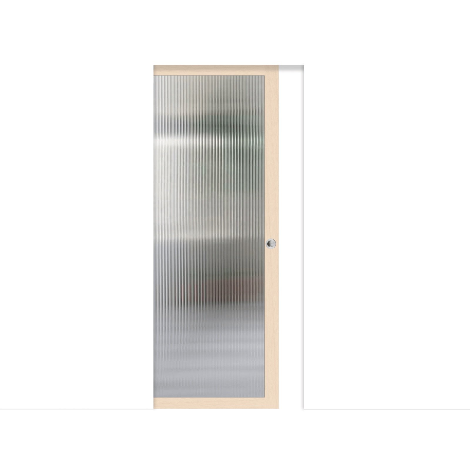 Puustamo Striped Glass In-Wall Sliding Door – Element of Wood