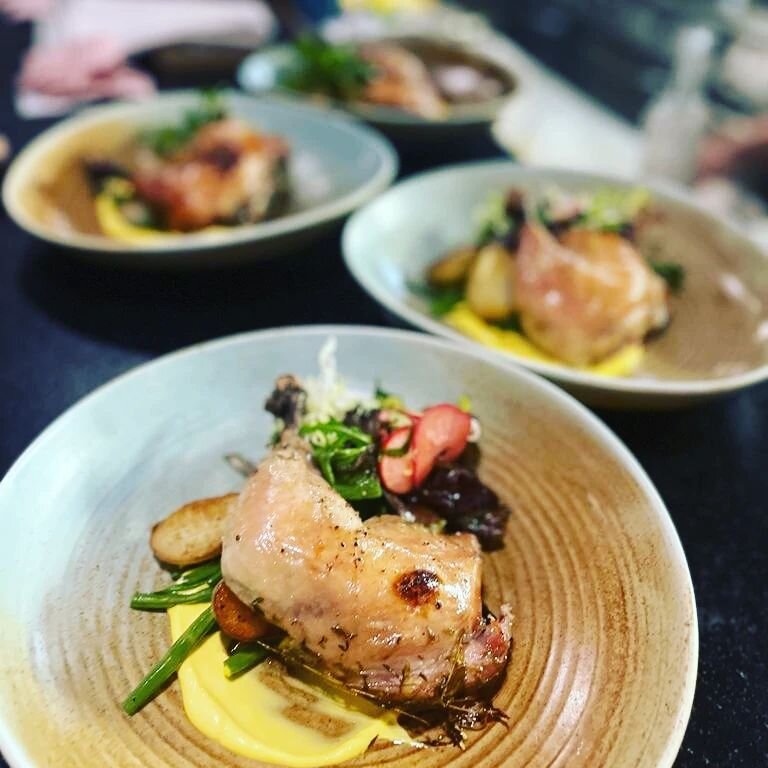 Another tasty new dish to try - confit chicken leg served with new potatoes, green beans and saffron aioli! 

It's available at dinner every night from 6pm-9pm 

Book a table via the link in our bio! 

#restaurant #cirencester #cotswolds #gloucesters