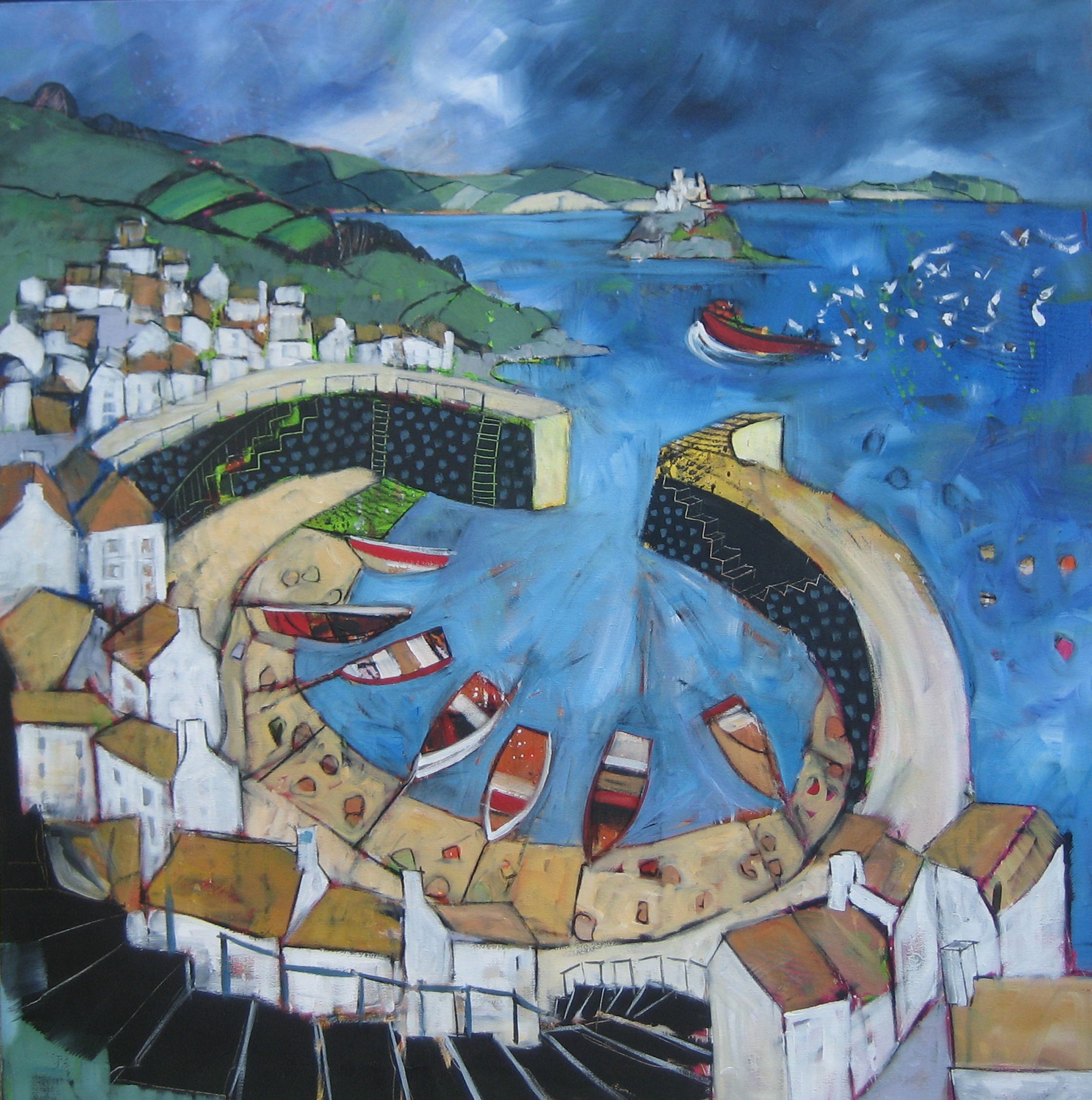 Mousehole Harbour - Sold