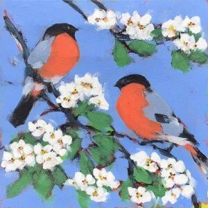 Bullfinches - Sold