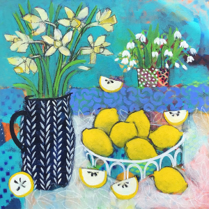 Narcissus and Snowdrops - Sold