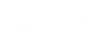 Outdoor Voices logo in white