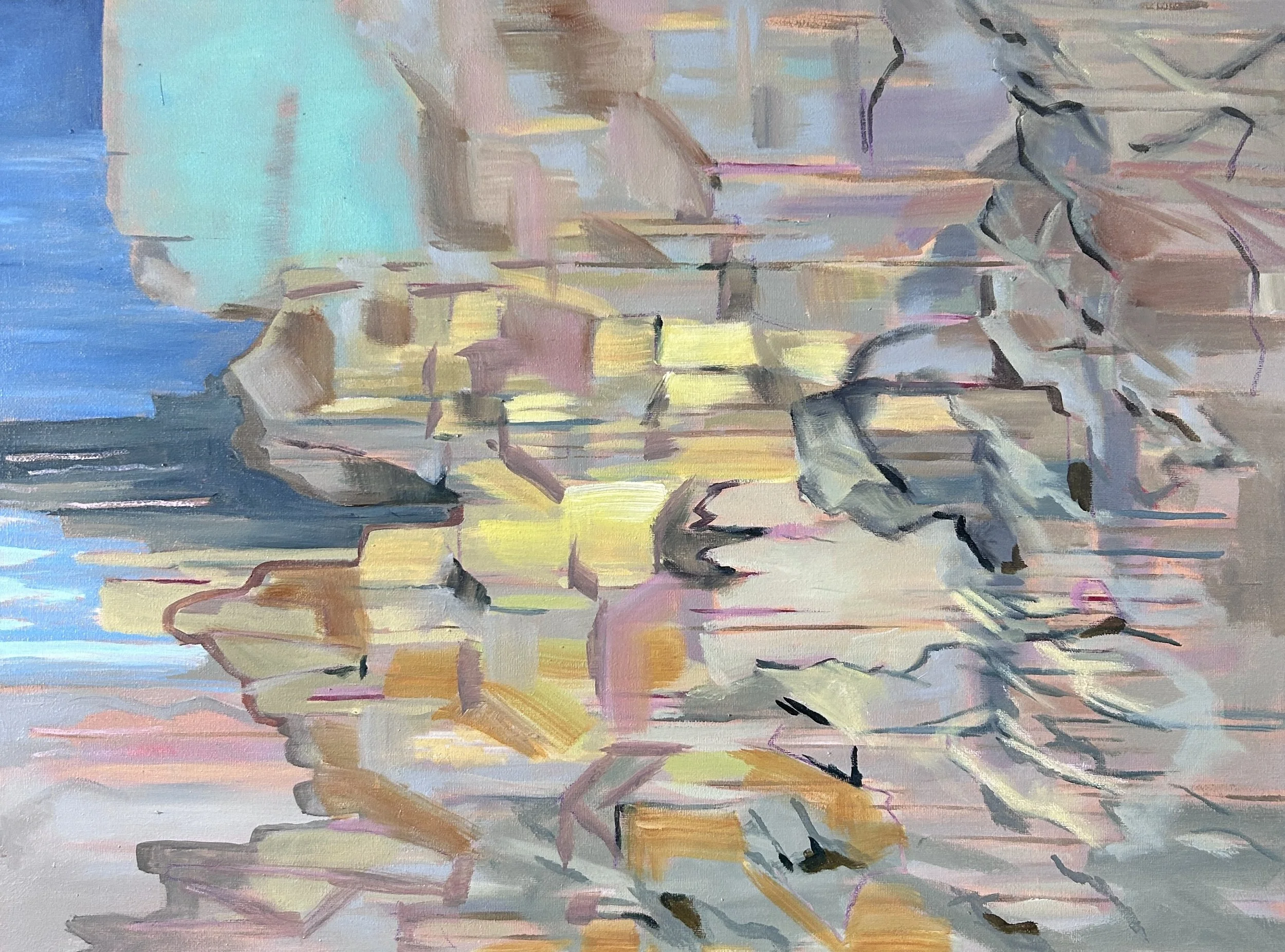 River Bluffs #1  16"x20" oil, 2025  $1,000