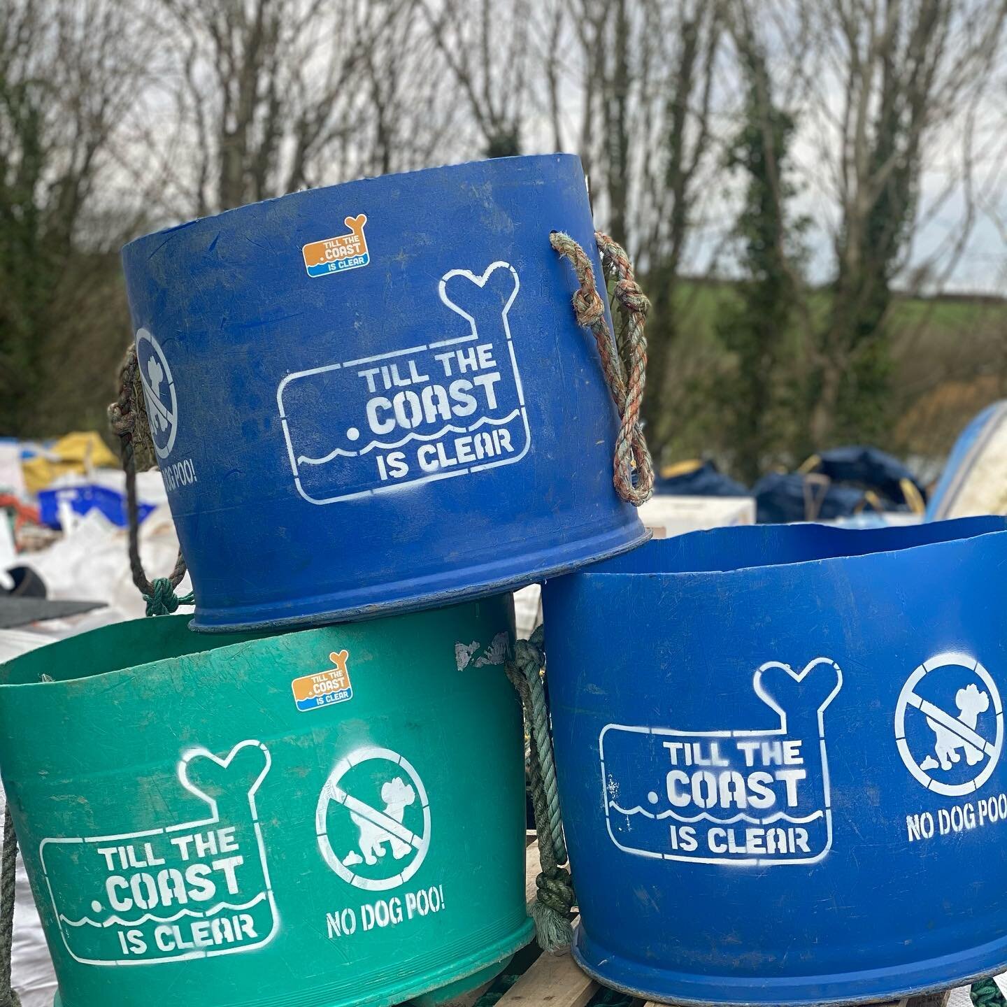 Great use for the plastic bongos we find washed up on the coast (ubiquitous in the fishing industry) as pollution collection bins. We have 8 out of the way locations with these or bags to help with collection &amp; containment. Please Note - Plastic 