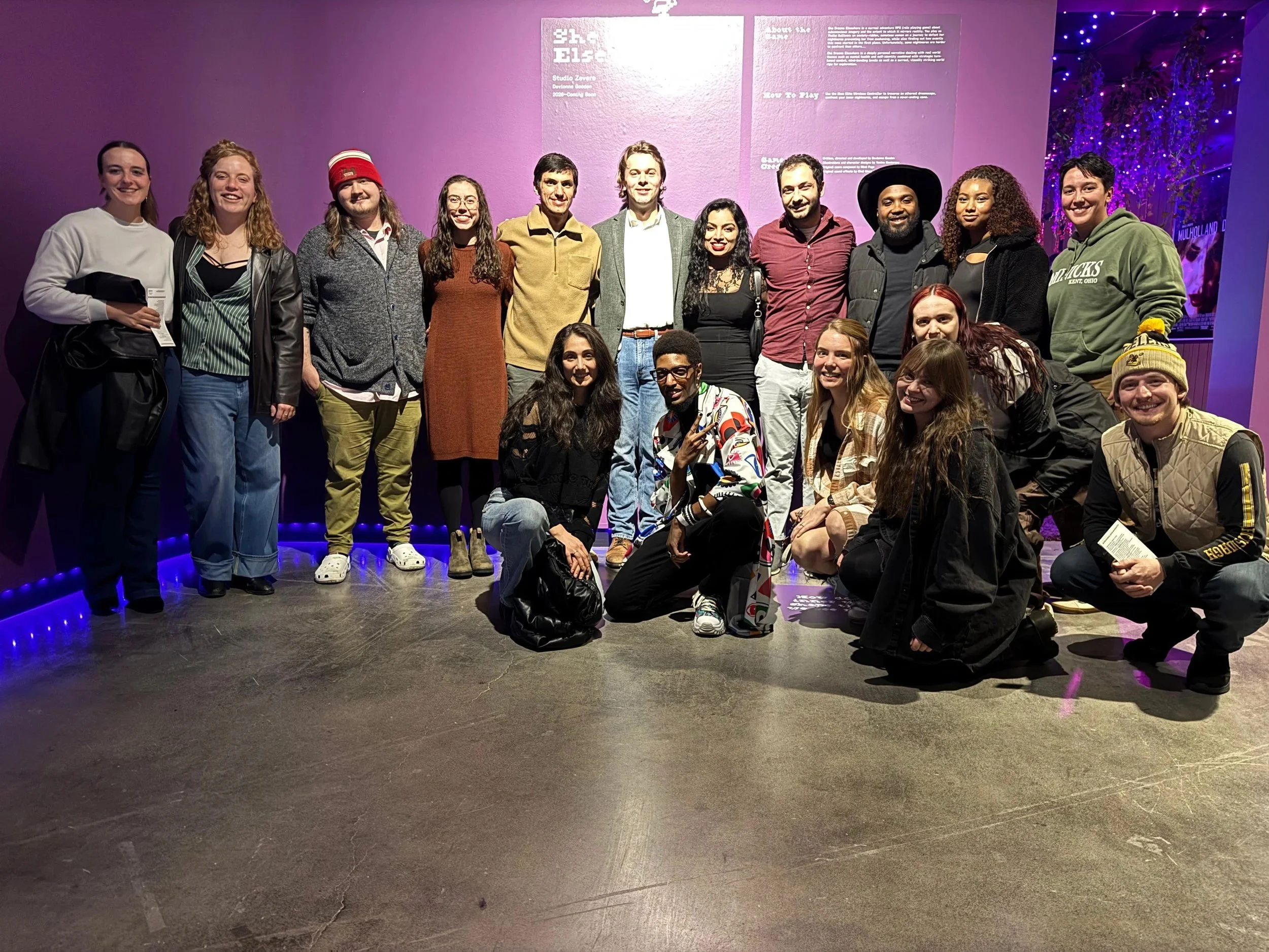  (Most of) my amazing friends who came thru to the opening night! 