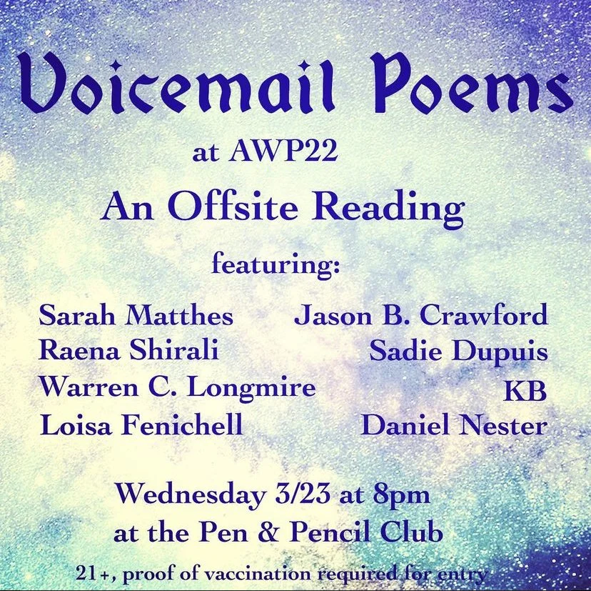 AWP: Voicemail Poems