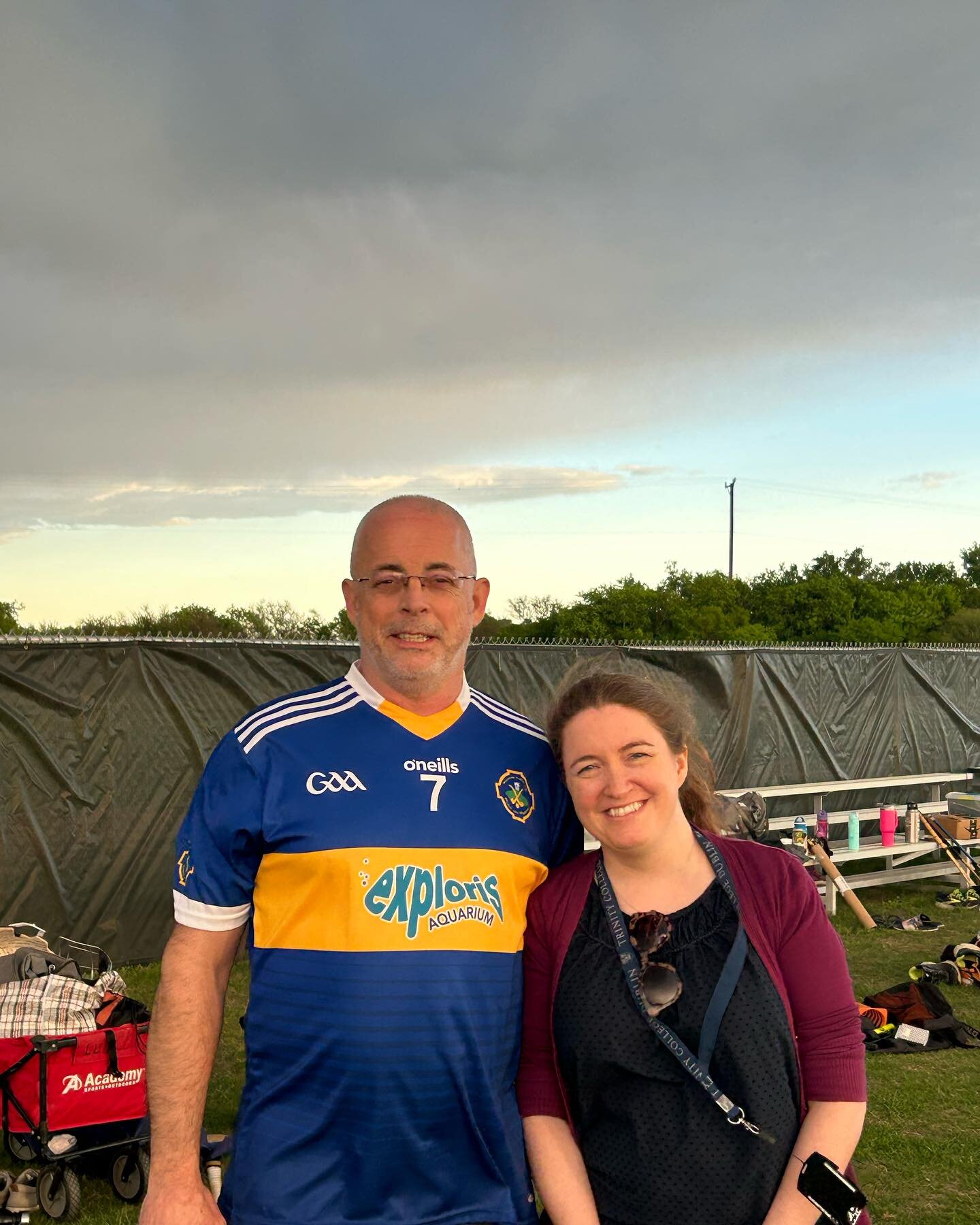 So much fun - and it even rained a little in true Irish fashion - it was a grand, soft day! @tamusanantonio @tamusasga @tamusasports @thecottageirishpubsa #iwantasausageroll #irish #gaa #hurling #gaelic #upthedubs #down #sligo #tipperary