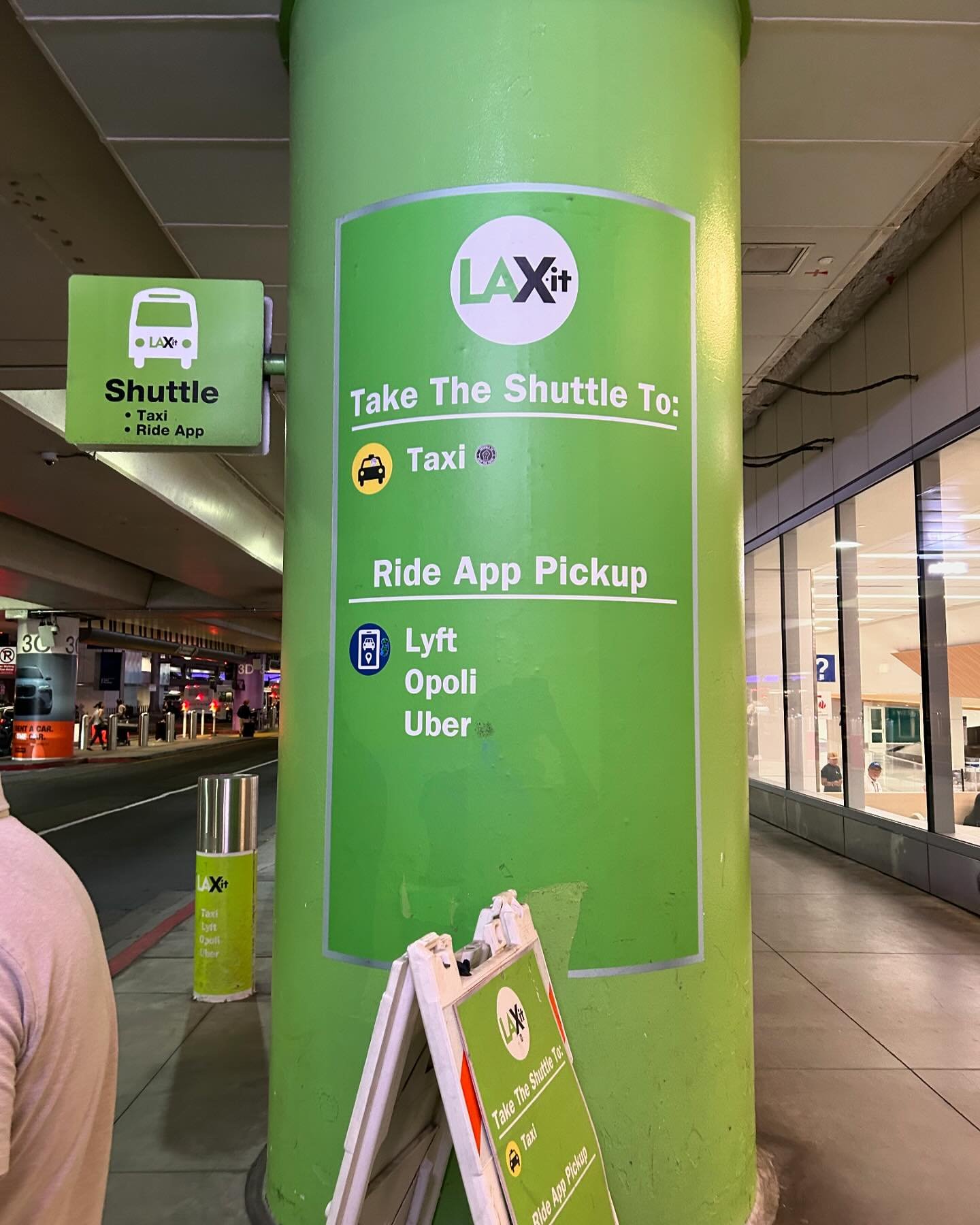 This place is so big you take a bus to the Uber!