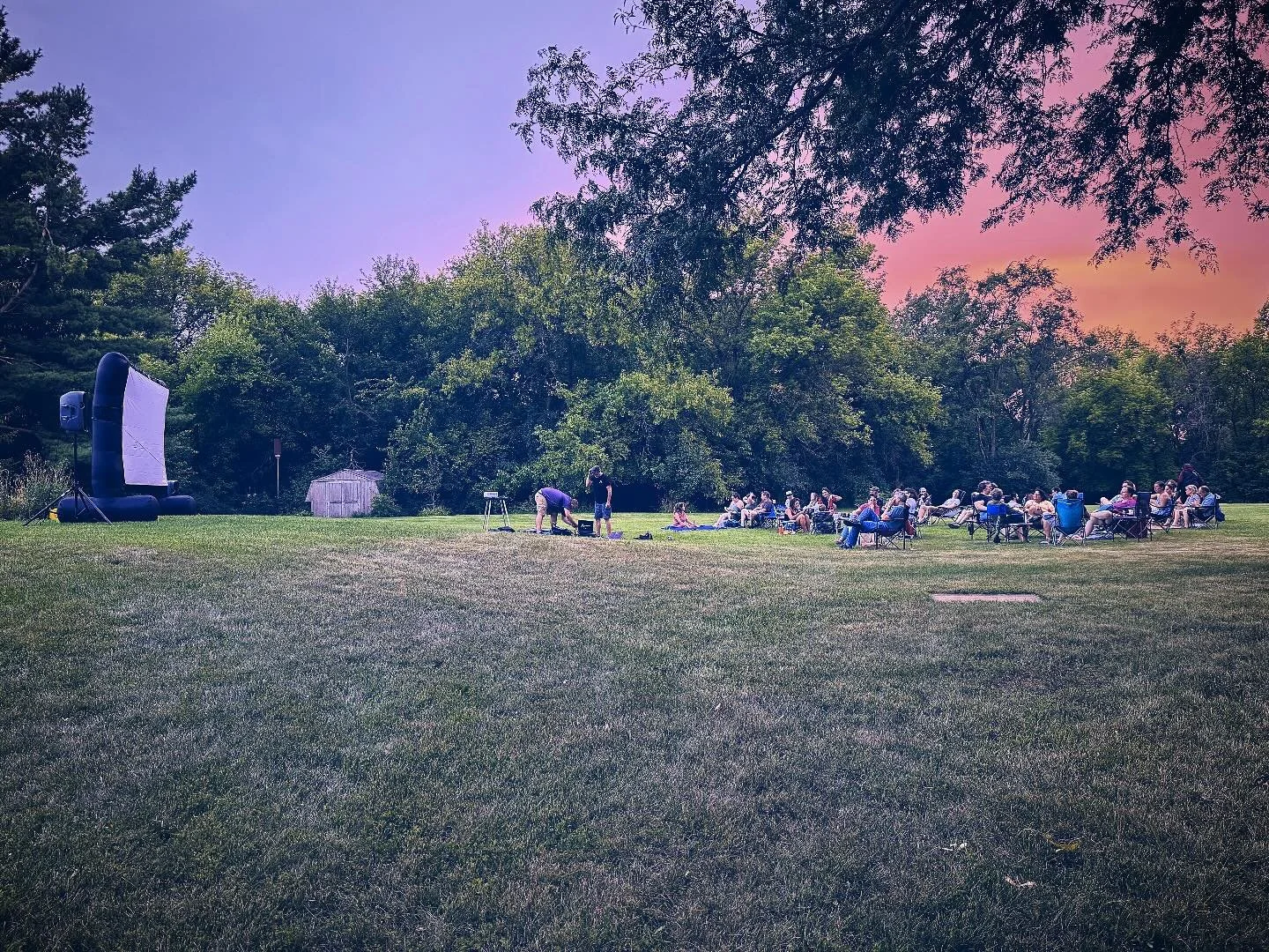 Inconceivable! The rain held off! Thank you to everyone who came out on this (believe it or not) lovely August evening to watch &lsquo;The Princess Bride&rsquo; with us. And a huge thank you to @finelinecreativeartscenter for hosting us, and @le_truf