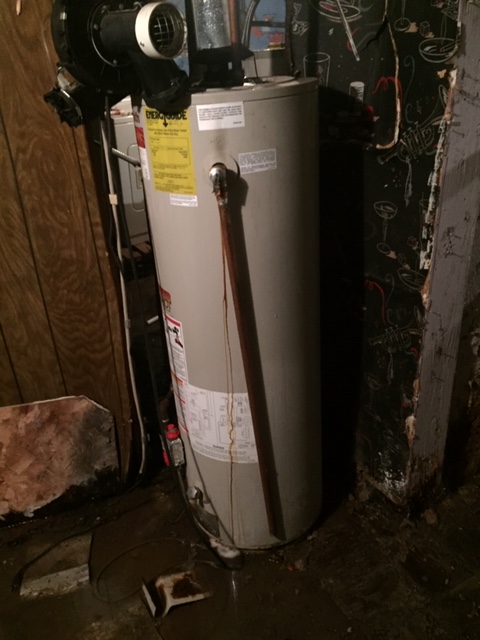 New water heater.