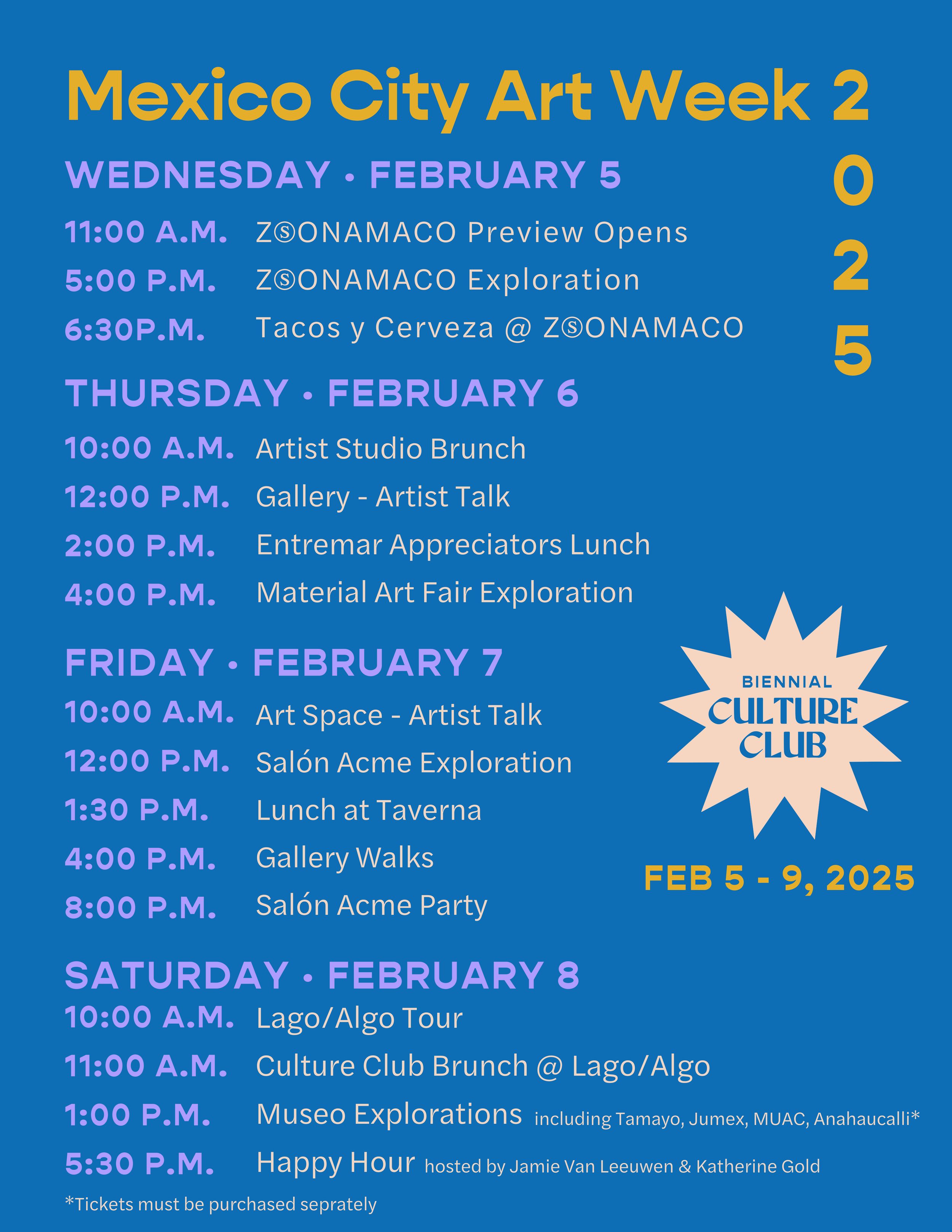 Mexico City Art Week 2025 — Biennial of the Americas