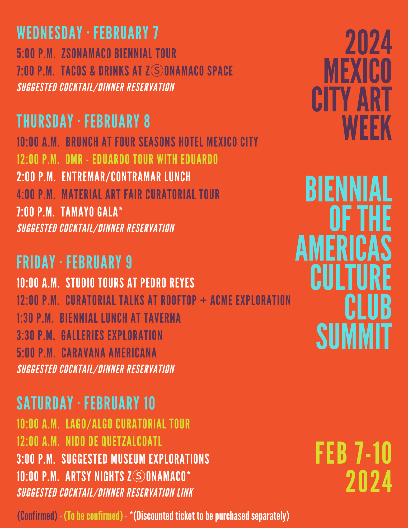 Mexico City Art Week 2024 — Biennial of the Americas