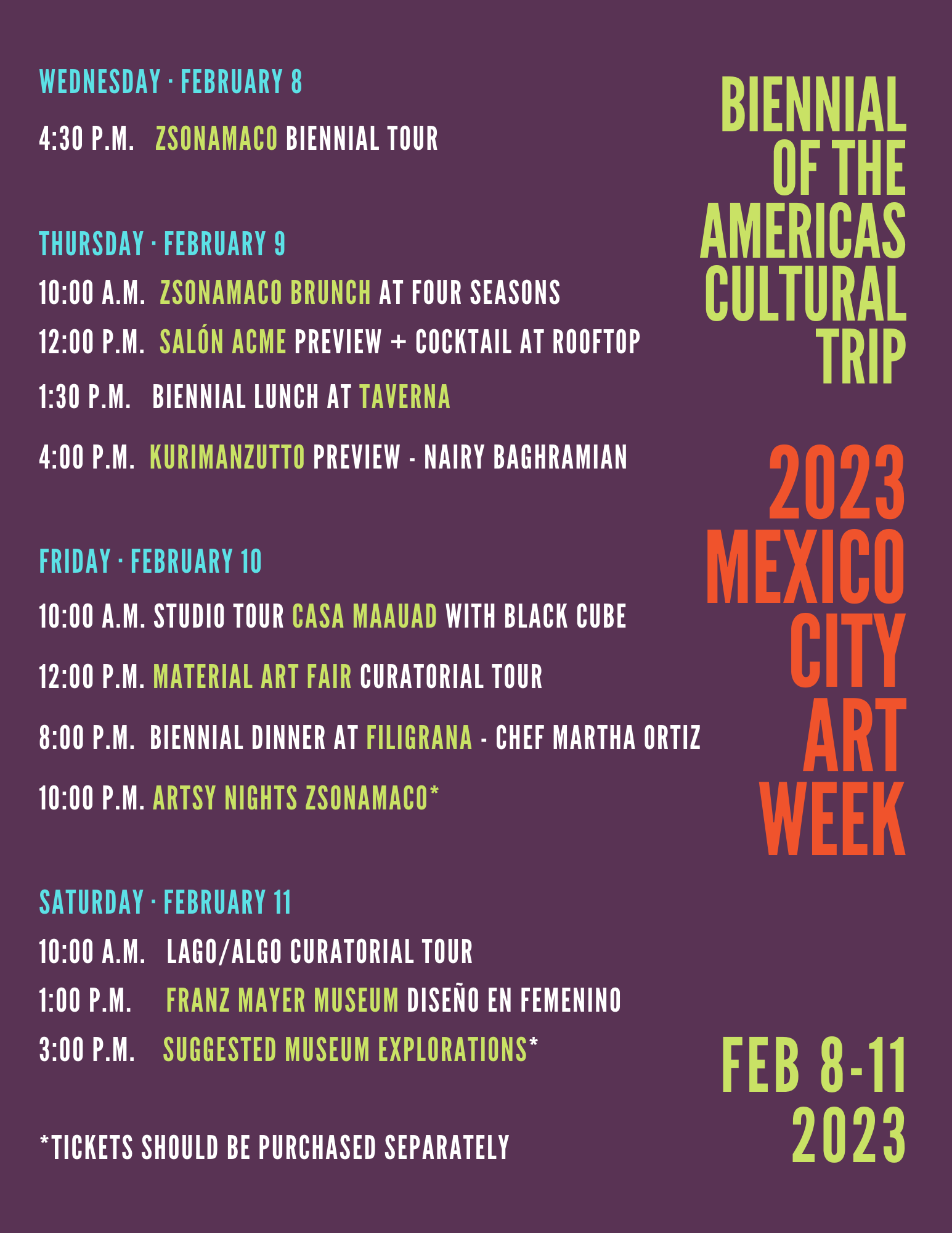 Mexico City Art Week 2024 — Biennial of the Americas