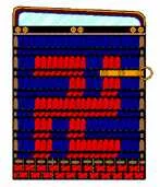 Kon aka manjū gara (dark blue with a red swastika)