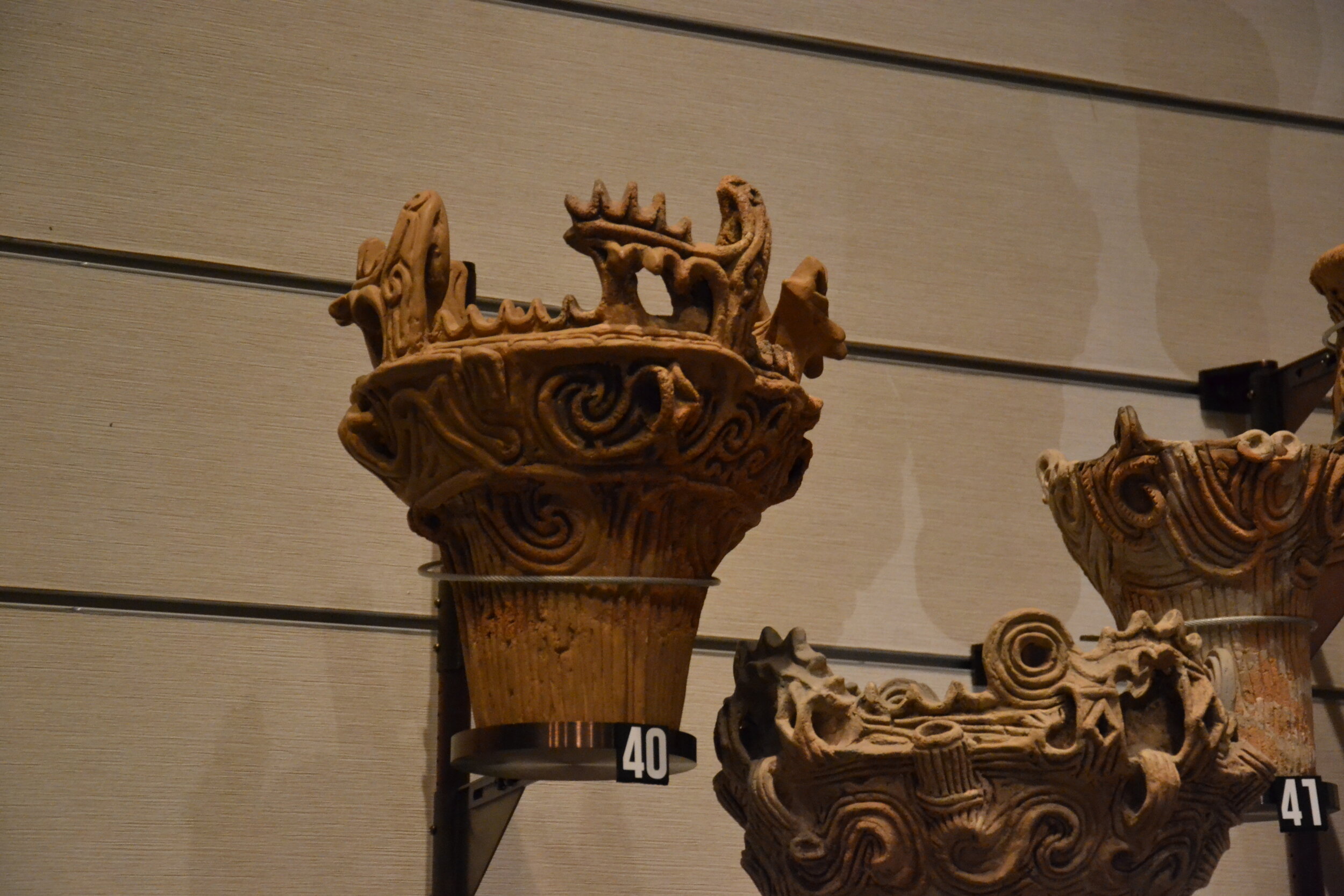  Middle Jomon pottery. Photo by author, taken at the  National Museum of Japanese History  in Sakura, Japan 