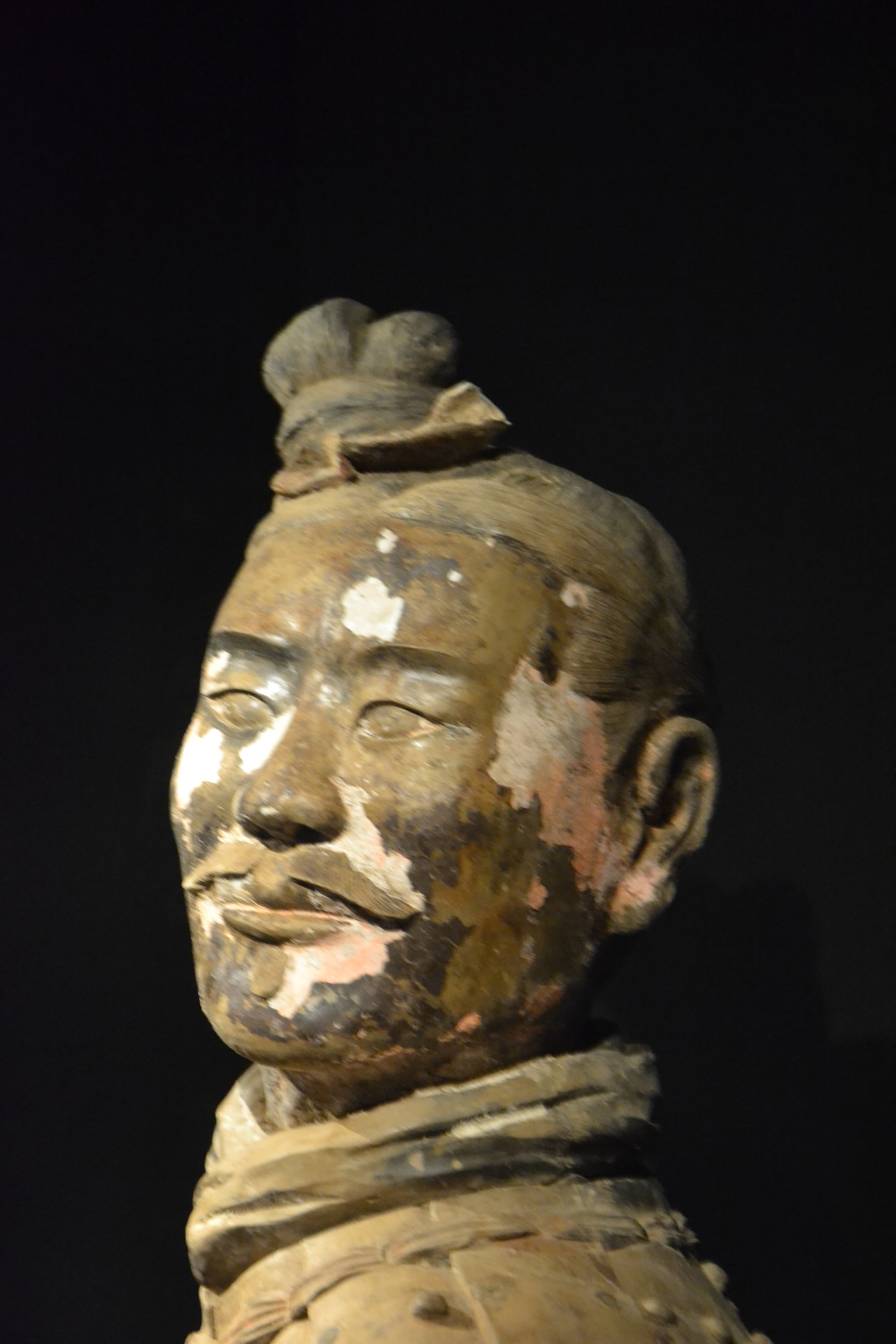 Terracotta Warrior - Pigmentation, Tomb of QIn Shihuang