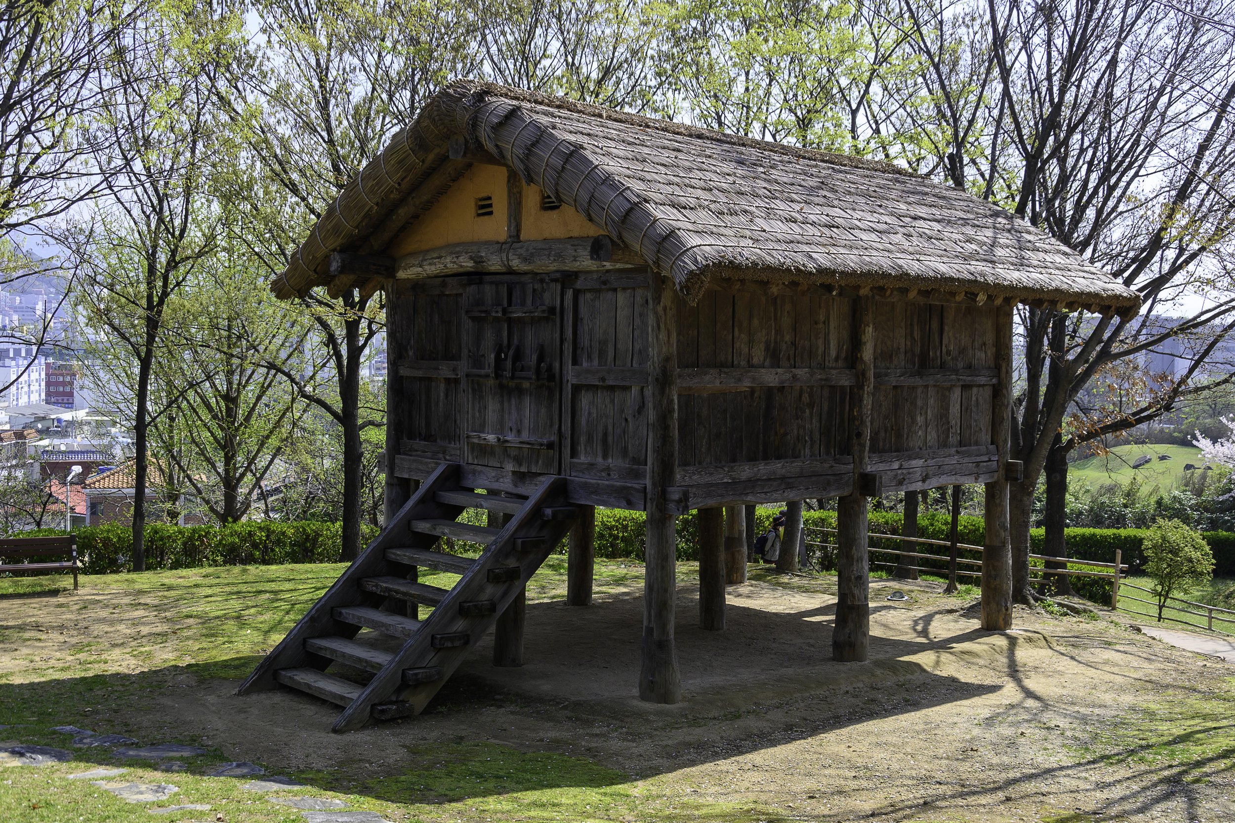 Raised Wooden Building