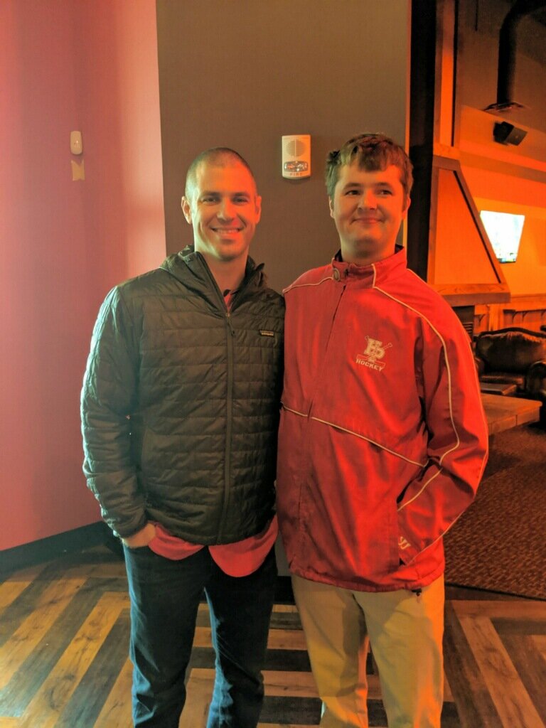  Conor and Joe Mauer at Highland Friendship Club’s Lanes For Friendship fundraiser. 