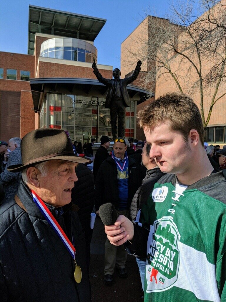 Conor interviews Olympian and North Stars GM Lou Nanne