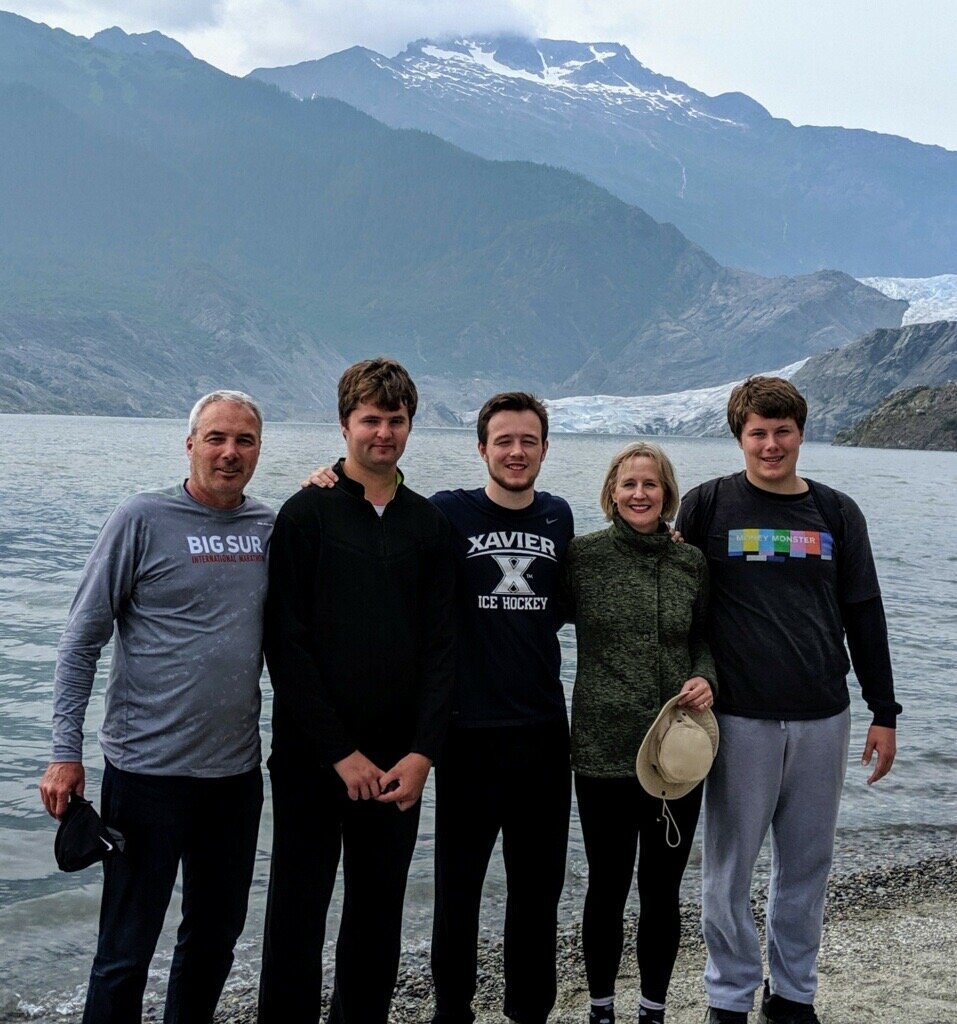 Conor and family in Alaska