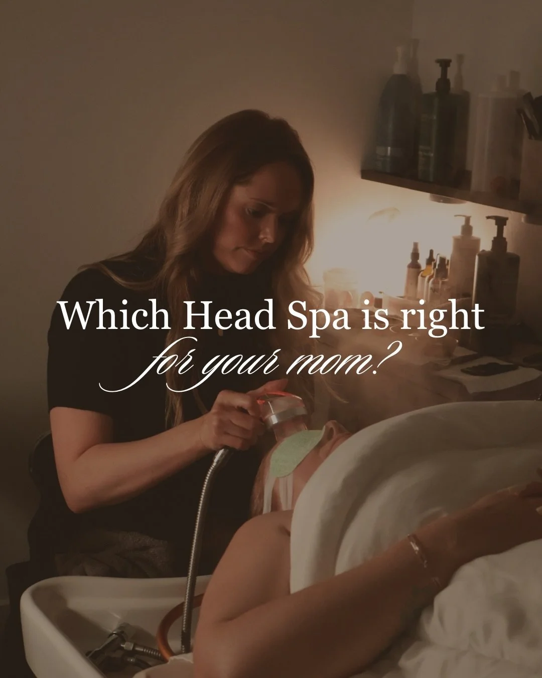 If you don&rsquo;t know which one to book&hellip; go with the 80-Minute Signature Treatment 🤍 It&rsquo;s our most loved for a reason! ✨

Don&rsquo;t wait to get a gift for Mother&rsquo;s Day! We make it easy with our Head Spa gift cards! Stop by the