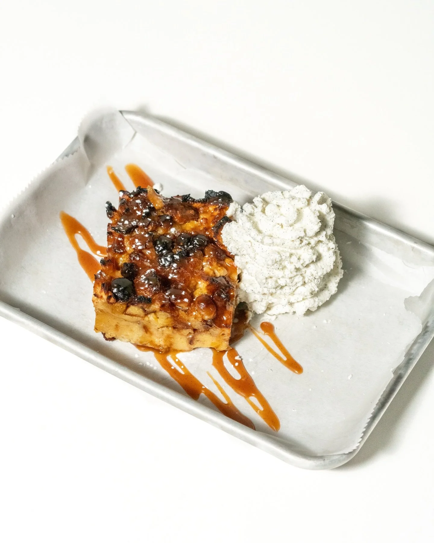 Our Bread Pudding
Perfect for a sweet lunch treat or a coffee break dessert, this French-style classic is baked to golden perfection!

Available for Lunch: Mon-Fri 11A-3P
+ Daily Dinner: 5P-10P
+ Weekend Brunch: 11A-3P 

#parisbornbrooklynfed #breadp