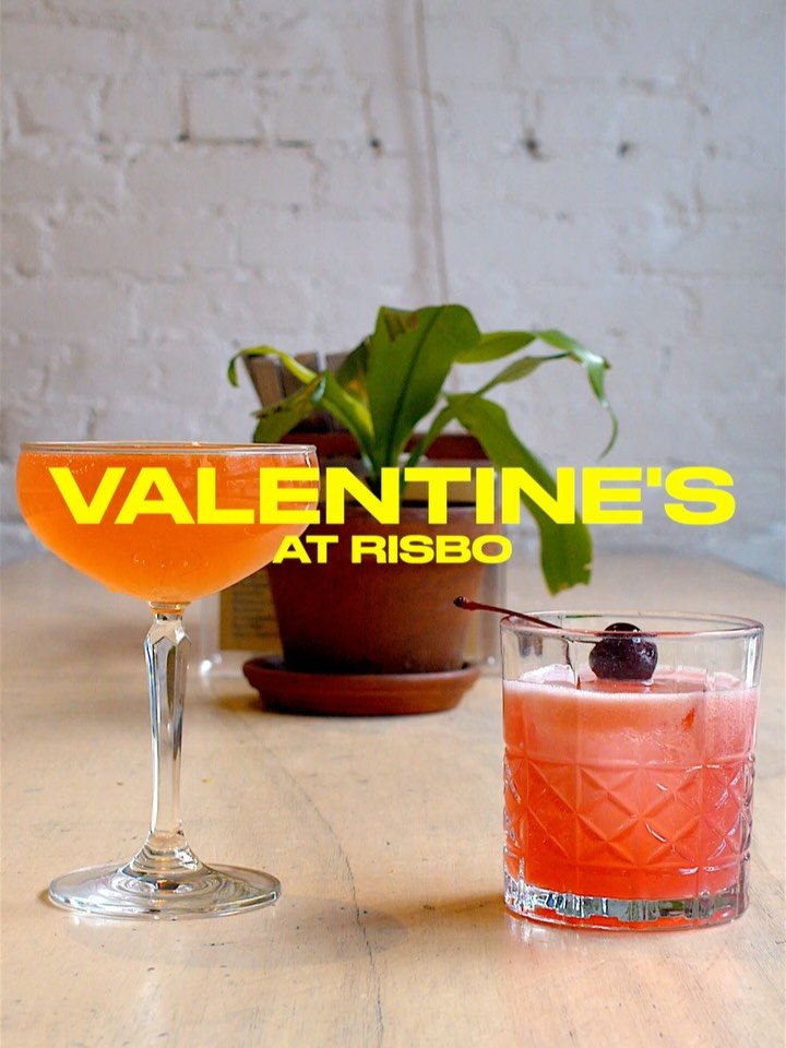 This Valentine&rsquo;s Day, Risbo is pouring love into every glass 💘
Two special edition cocktails, made for flirting, sharing, and lingering a little longer at the bar.

💋 Le Bisou
🍊 Scarlet Spritz
.
Available from Friday February 13th through Su