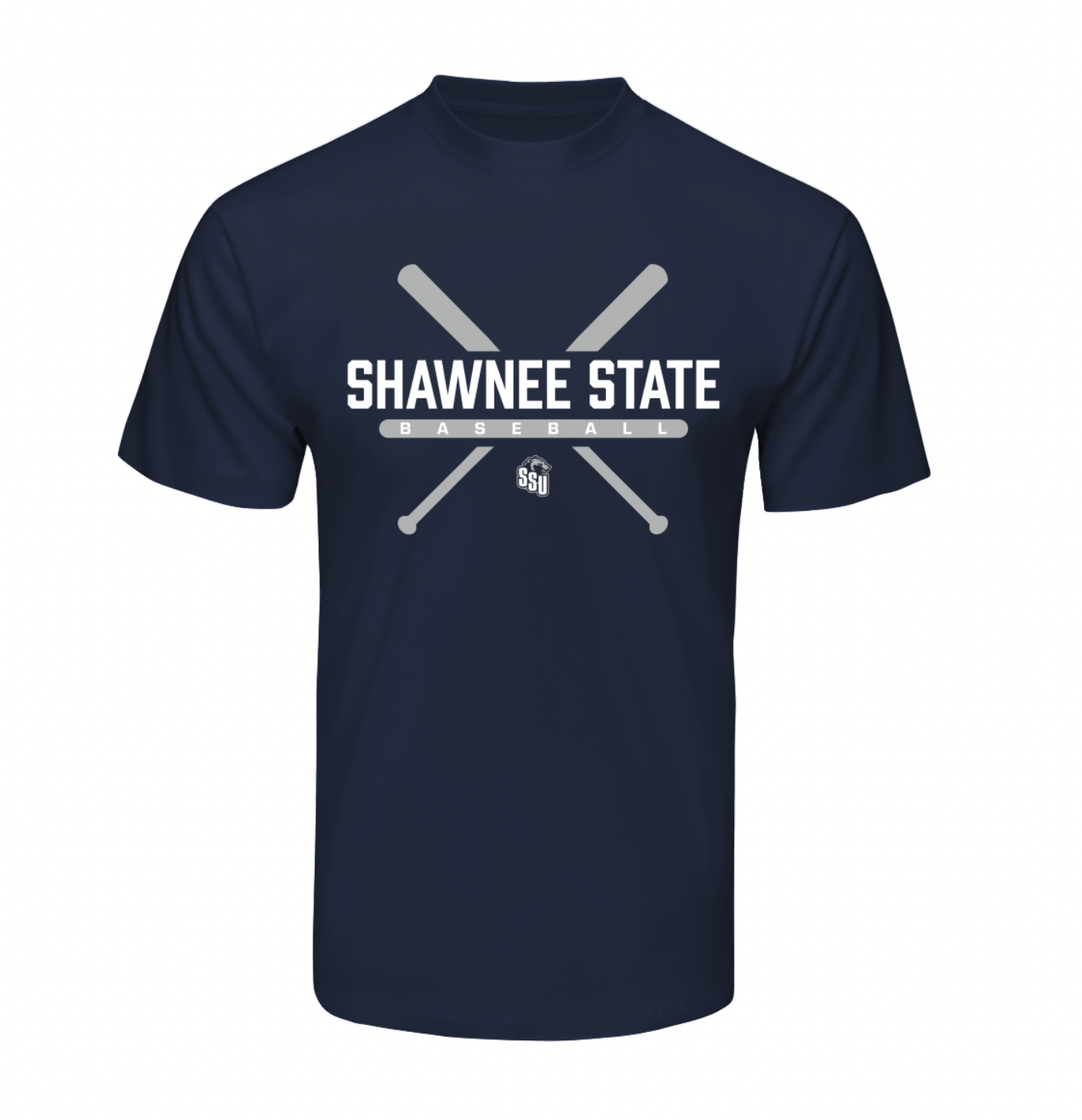 På forhånd fjerne forberede Baseball T-Shirt — Shawnee State Alumni Association