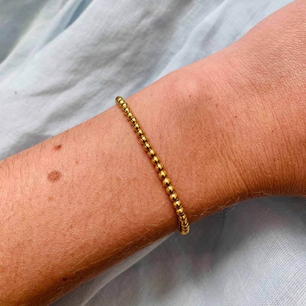 3mm Beaded Bracelet — Hopeful Beads