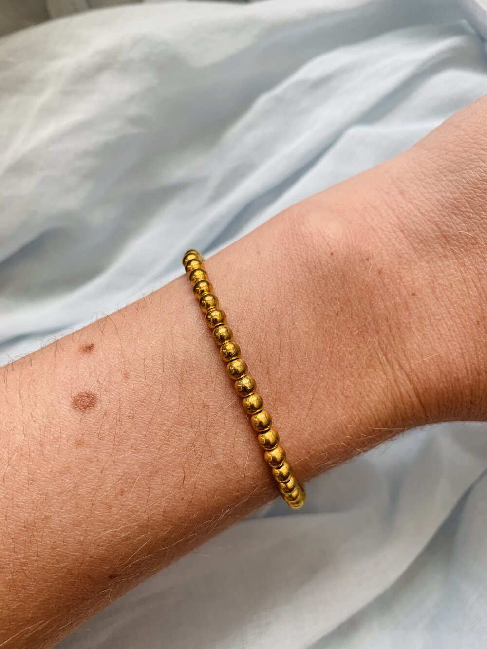 4mm Beaded Bracelet — Hopeful Beads