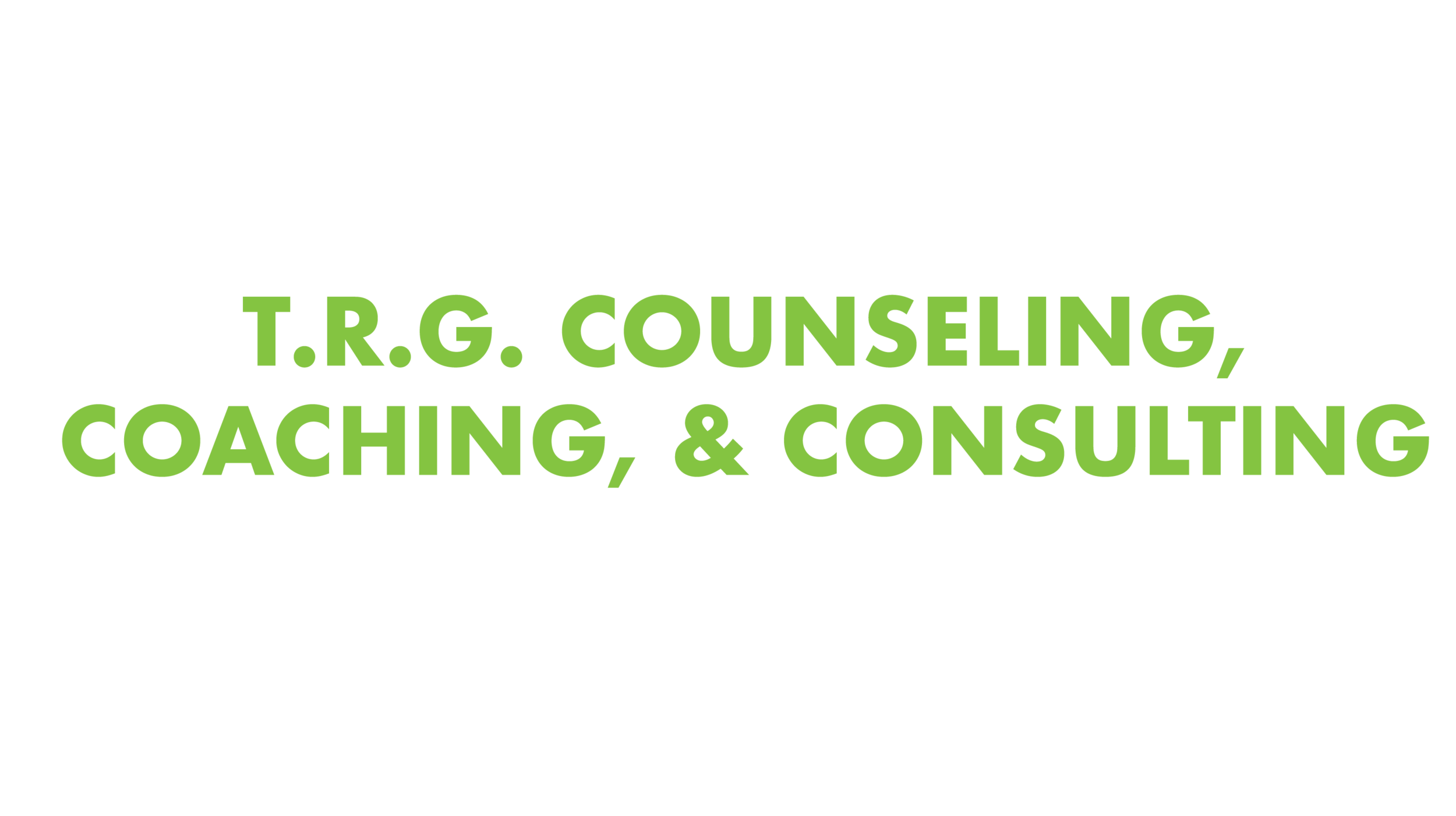 TRG COUNSELING, COACHING &amp; CONSULTING