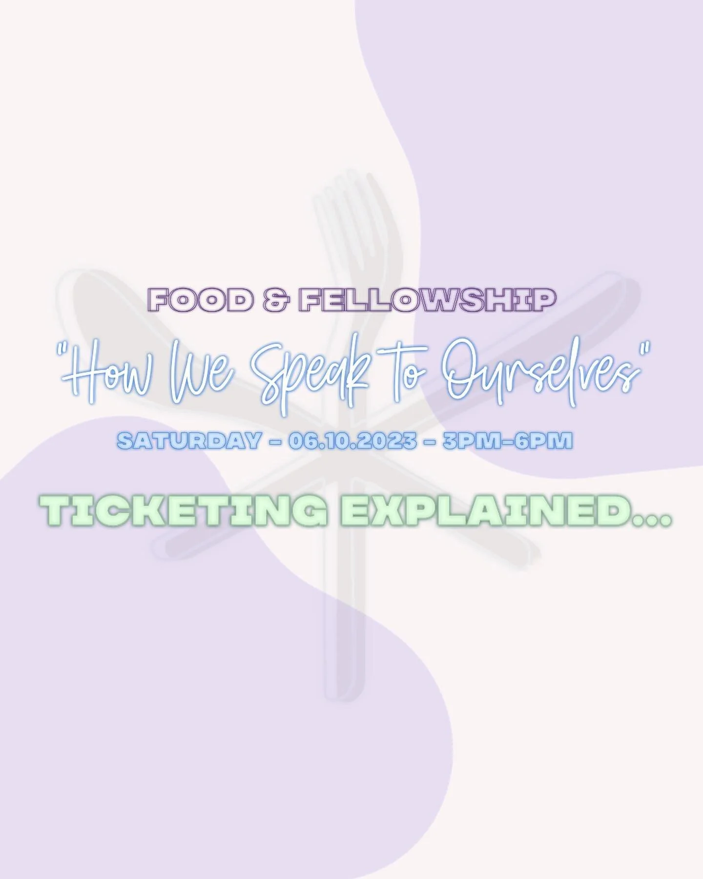 Would it be easier to do a &ldquo;one-size fits all&rdquo; ticket? Yes. But, does one size fit all??? No.

We&rsquo;ve had a few folks reach to ask for clarification on the ticket model for this event, so we hope this helps! And please feel free to a