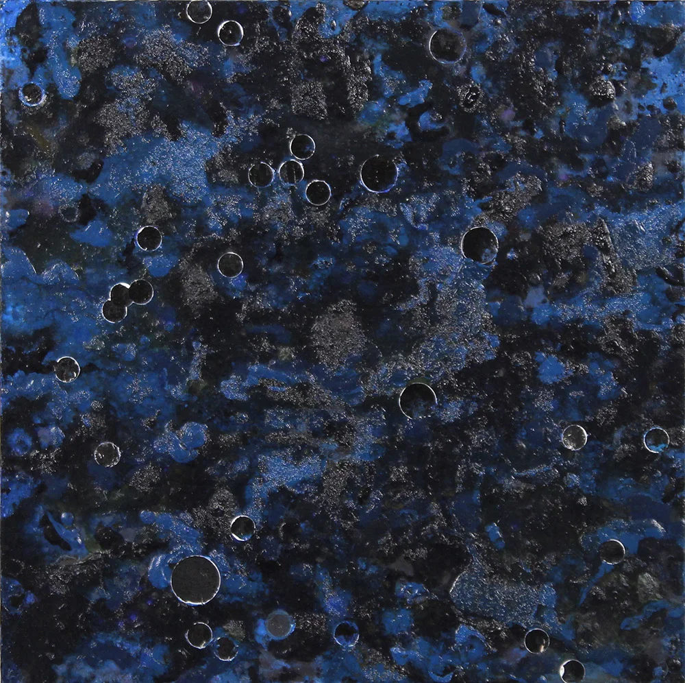 Aquarius (2014), 35 x 35 cm, oil on linen, sold