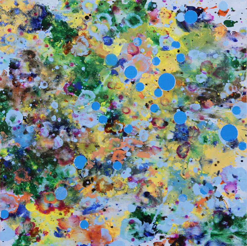 Kepler 22b (2014), 35 x 35 cm, oil on linen, sold