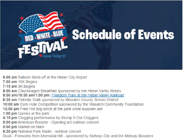 Event Calendar — River's Edge Campground