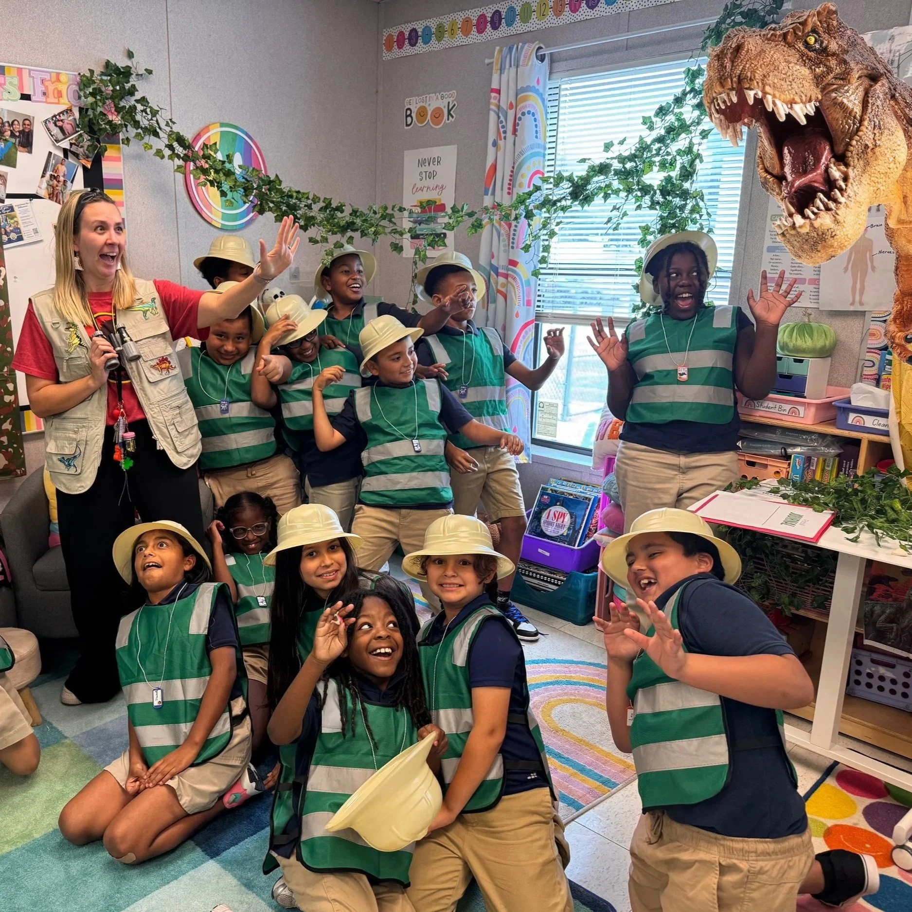 Interactive lesson, fun, hands-on learning, Private school