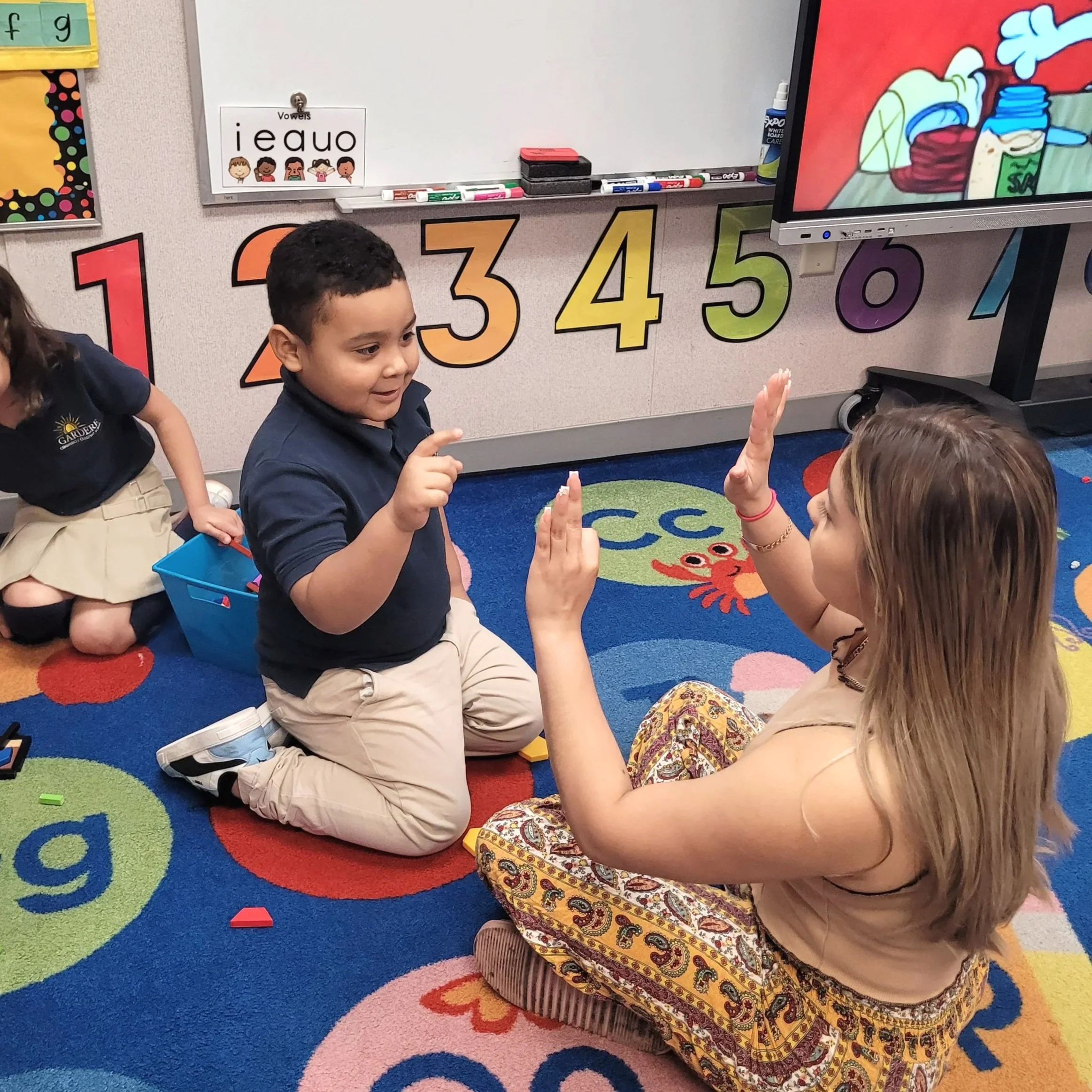 Parent participation, high academics, engaging lessons, Gardere