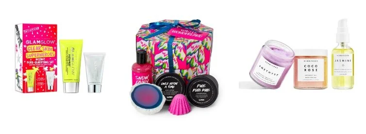 (GLAMGLOW - $24) (Lush - $39.95) (Herbivore - $48.00)